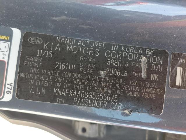 Photo 11 VIN: KNAFX4A68G5555675 - KIA FORTE LX 