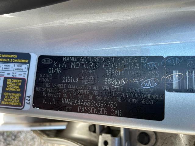 Photo 9 VIN: KNAFX4A68G5592760 - KIA FORTE 