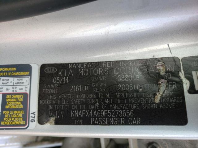 Photo 9 VIN: KNAFX4A69F5273656 - KIA FORTE LX 