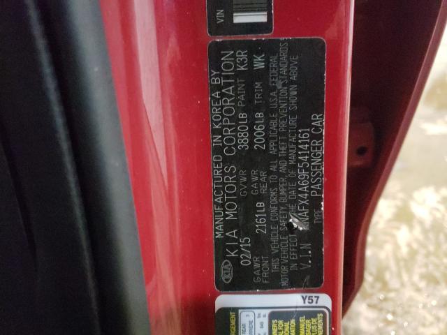 Photo 9 VIN: KNAFX4A69F5414161 - KIA FORTE LX 