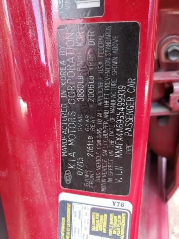 Photo 11 VIN: KNAFX4A69G5499939 - KIA FORTE LX 