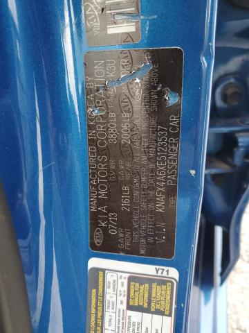 Photo 11 VIN: KNAFX4A6XE5123537 - KIA FORTE 