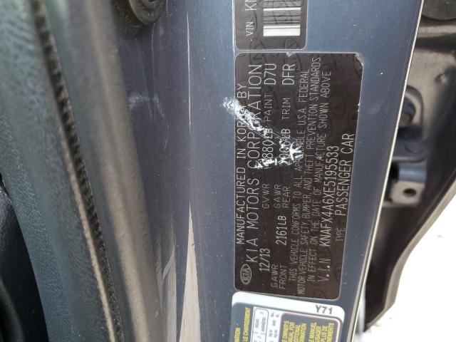 Photo 9 VIN: KNAFX4A6XE5195533 - KIA FORTE LX 