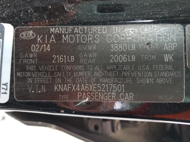 Photo 8 VIN: KNAFX4A6XE5217501 - KIA FORTE LX 