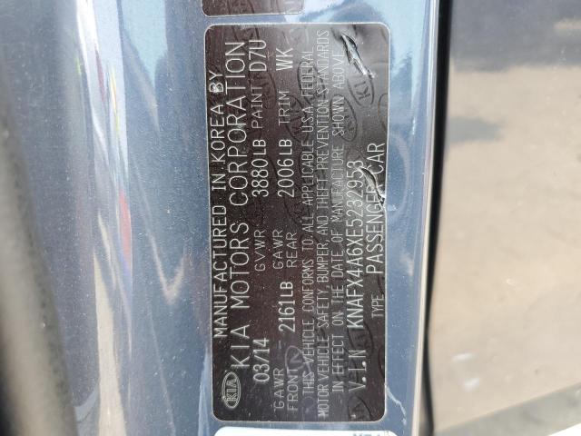 Photo 11 VIN: KNAFX4A6XE5232953 - KIA FORTE LX 