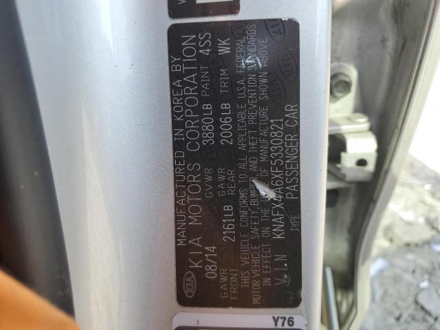 Photo 11 VIN: KNAFX4A6XF5330821 - KIA FORTE 