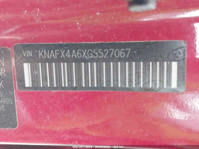 Photo 8 VIN: KNAFX4A6XG5527067 - KIA FORTE 