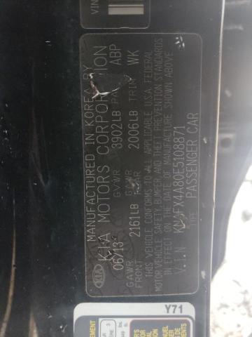 Photo 11 VIN: KNAFX4A80E5108871 - KIA FORTE EX 