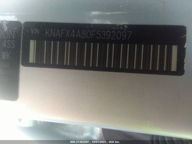 Photo 8 VIN: KNAFX4A80F5392097 - KIA FORTE 