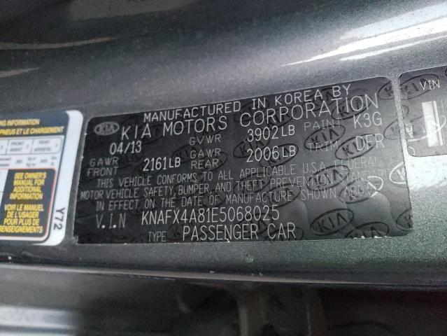 Photo 11 VIN: KNAFX4A81E5068025 - KIA FORTE EX 