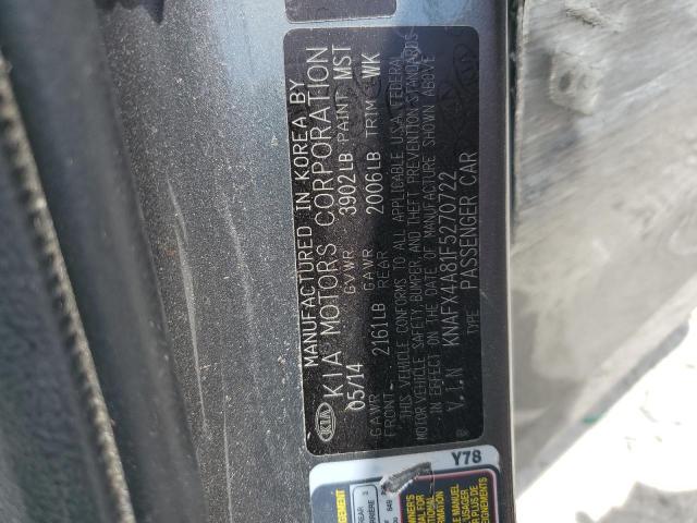 Photo 11 VIN: KNAFX4A81F5270722 - KIA FORTE EX 