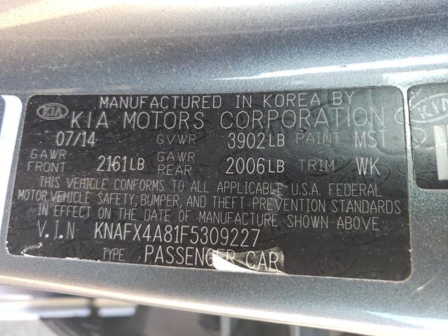 Photo 11 VIN: KNAFX4A81F5309227 - KIA FORTE 