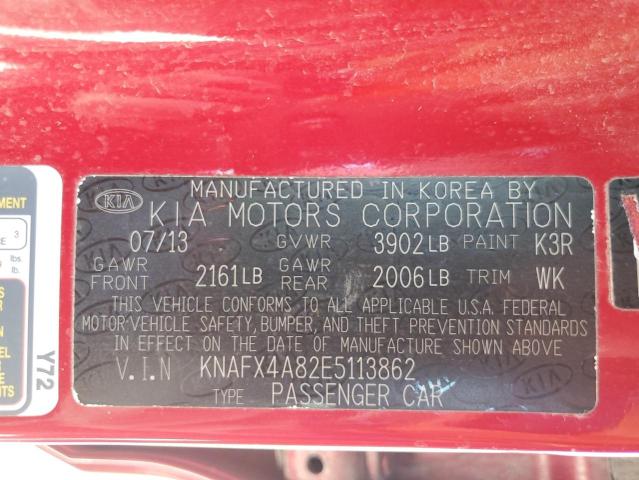 Photo 11 VIN: KNAFX4A82E5113862 - KIA FORTE 