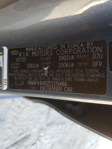 Photo 9 VIN: KNAFX4A82E5119466 - KIA FORTE EX 