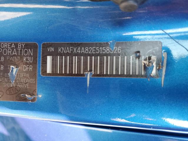 Photo 12 VIN: KNAFX4A82E5158526 - KIA FORTE EX 