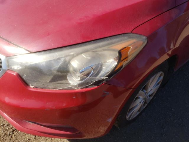 Photo 8 VIN: KNAFX4A83E5164870 - KIA FORTE EX 