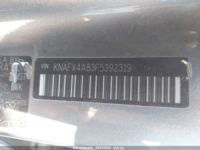 Photo 8 VIN: KNAFX4A83F5392319 - KIA FORTE 