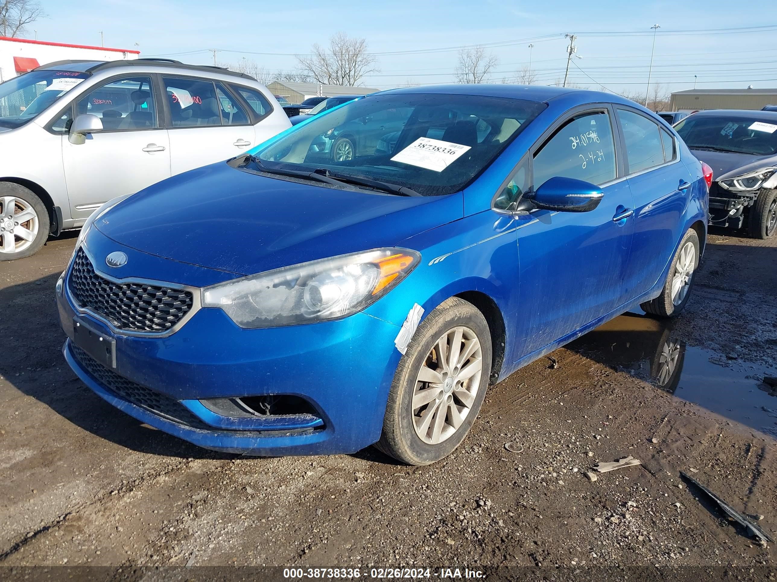 Photo 1 VIN: KNAFX4A84E5050294 - KIA FORTE 