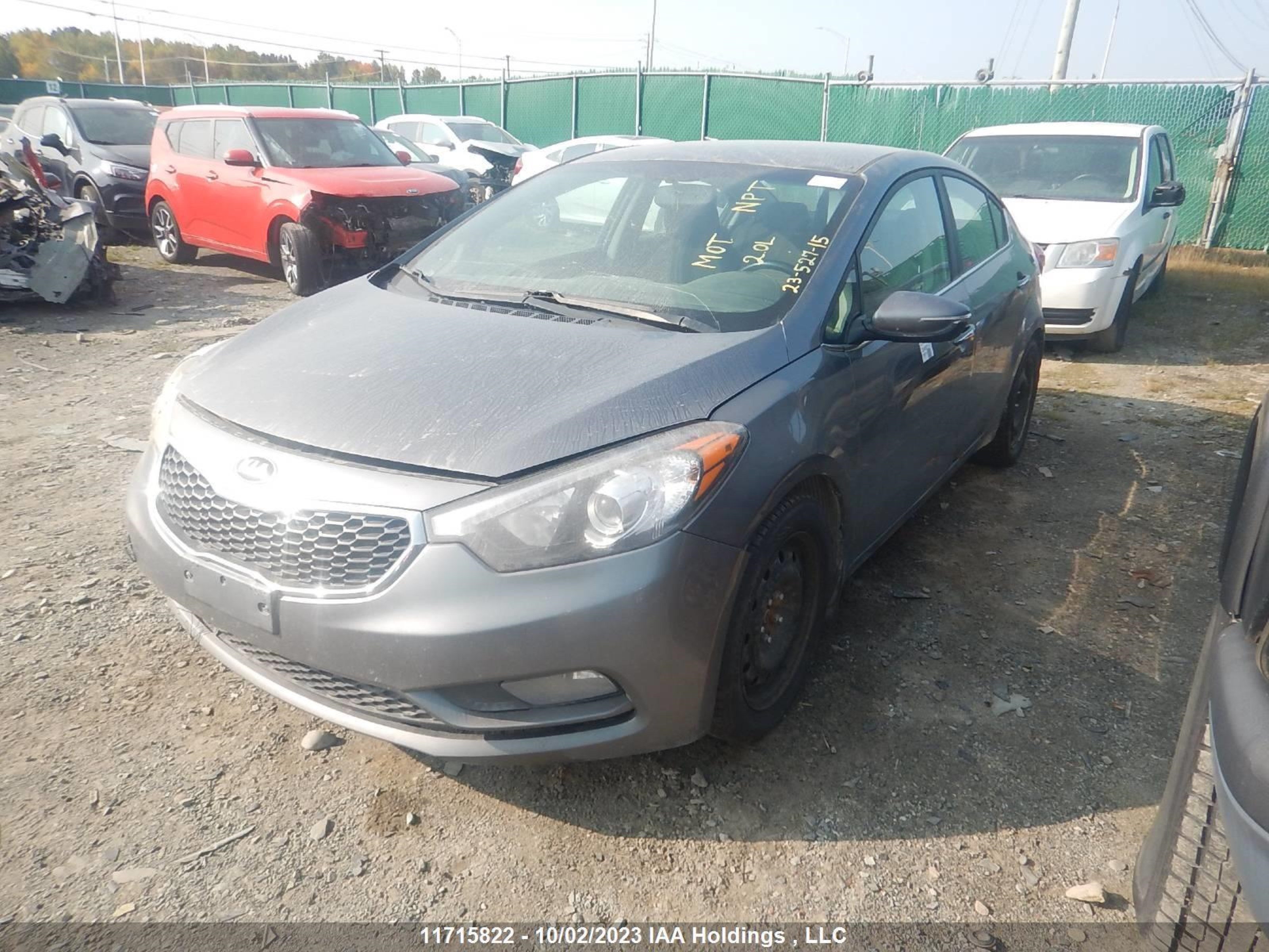 Photo 2 VIN: KNAFX4A84F5300389 - KIA FORTE 