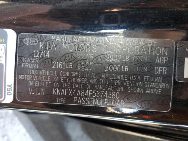 Photo 12 VIN: KNAFX4A84F5374380 - KIA FORTE 