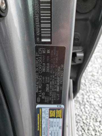 Photo 11 VIN: KNAFX4A84F5392894 - KIA FORTE EX 