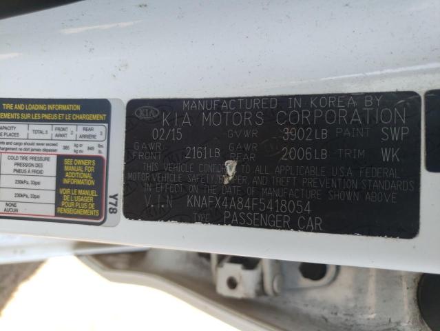 Photo 12 VIN: KNAFX4A84F5418054 - KIA FORTE EX 