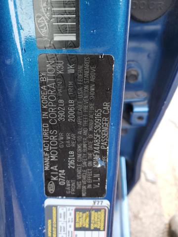 Photo 11 VIN: KNAFX4A85F5309165 - KIA FORTE EX 