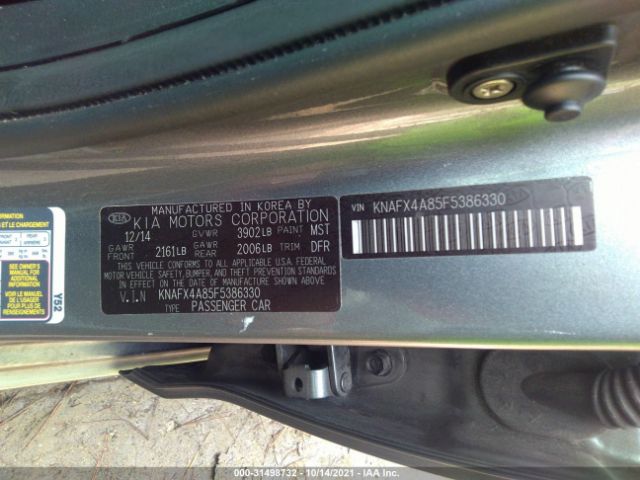 Photo 8 VIN: KNAFX4A85F5386330 - KIA FORTE 