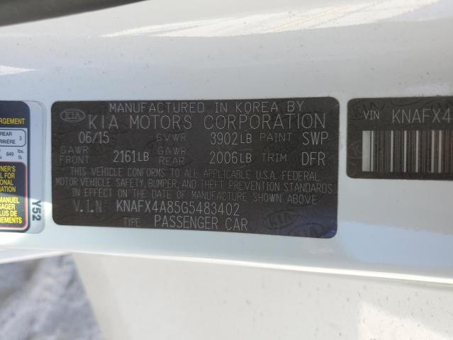 Photo 9 VIN: KNAFX4A85G5483402 - KIA FORTE EX 