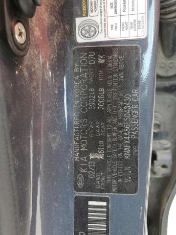 Photo 11 VIN: KNAFX4A86E5043430 - KIA FORTE 