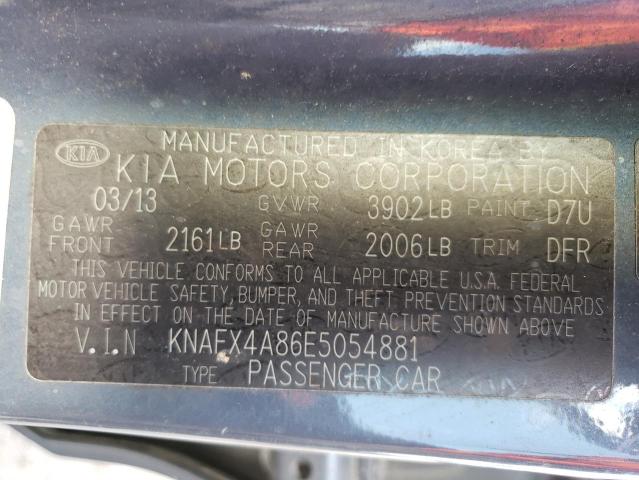 Photo 11 VIN: KNAFX4A86E5054881 - KIA FORTE EX 