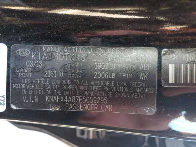 Photo 11 VIN: KNAFX4A87E5059295 - KIA FORTE 