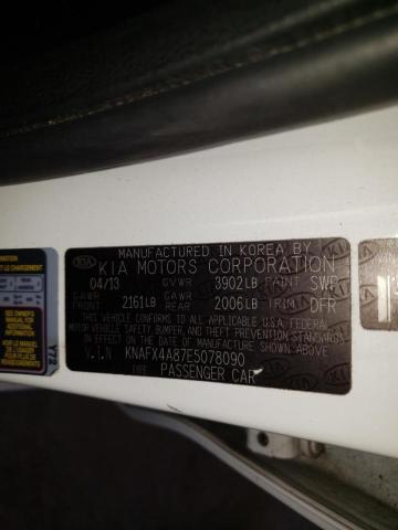 Photo 9 VIN: KNAFX4A87E5078090 - KIA FORTE EX 