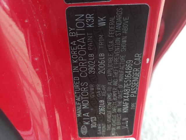 Photo 9 VIN: KNAFX4A87E5164869 - KIA FORTE EX 