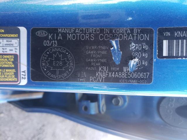 Photo 12 VIN: KNAFX4A88E5060617 - KIA FORTE EX 