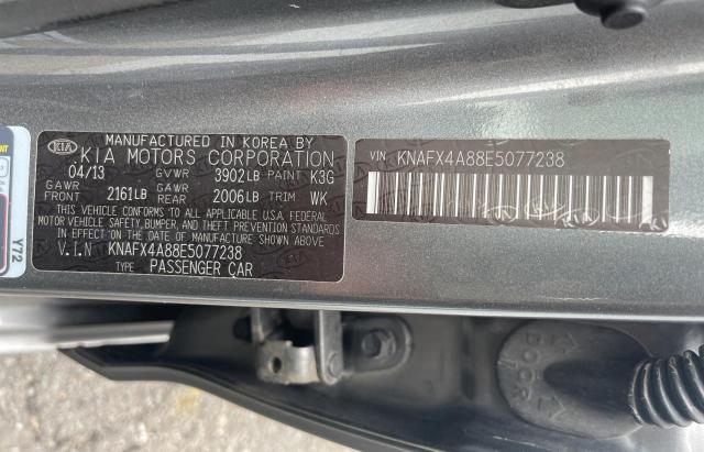 Photo 9 VIN: KNAFX4A88E5077238 - KIA FORTE EX 