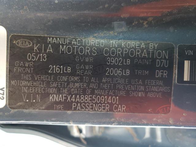 Photo 9 VIN: KNAFX4A88E5091401 - KIA FORTE EX 