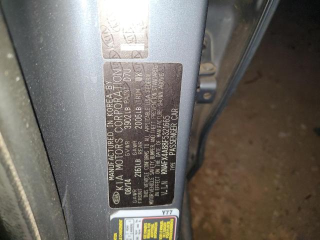 Photo 12 VIN: KNAFX4A88F5321665 - KIA FORTE 