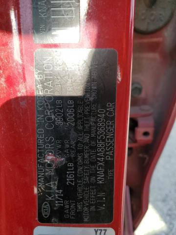 Photo 11 VIN: KNAFX4A88F5368940 - KIA FORTE 