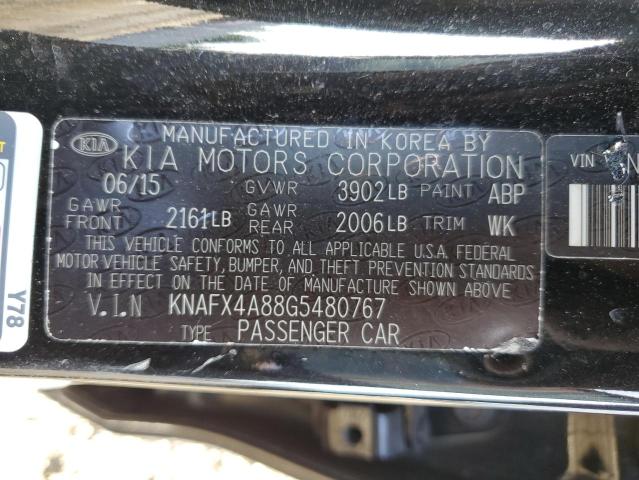 Photo 11 VIN: KNAFX4A88G5480767 - KIA FORTE EX 