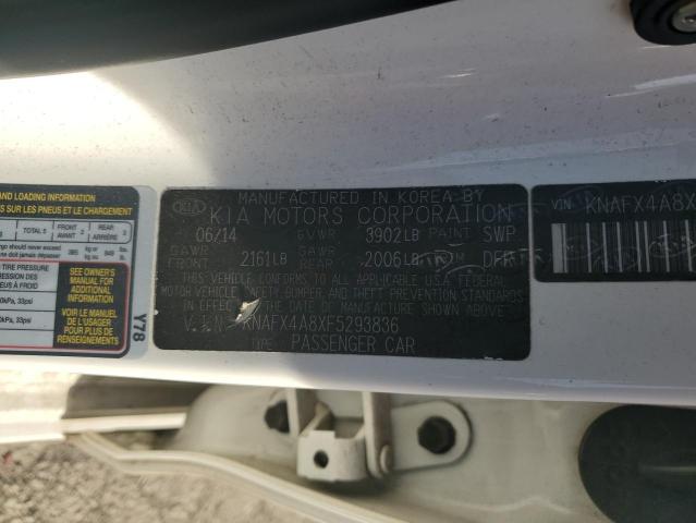 Photo 11 VIN: KNAFX4A8XF5293836 - KIA FORTE EX 