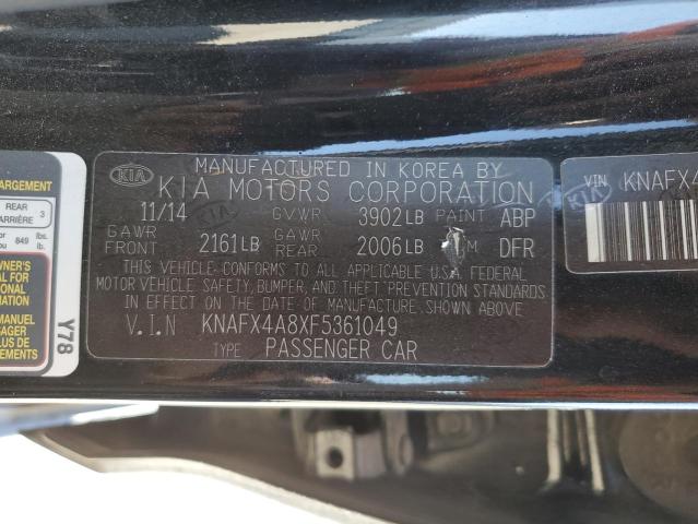 Photo 12 VIN: KNAFX4A8XF5361049 - KIA FORTE EX 