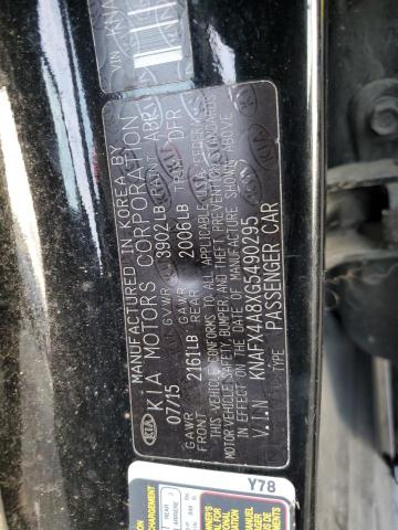 Photo 11 VIN: KNAFX4A8XG5490295 - KIA FORTE 