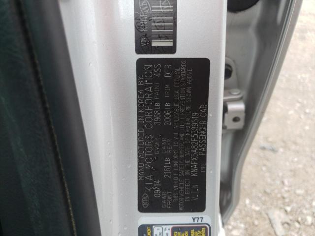 Photo 11 VIN: KNAFX5A82F5339519 - KIA FORTE 