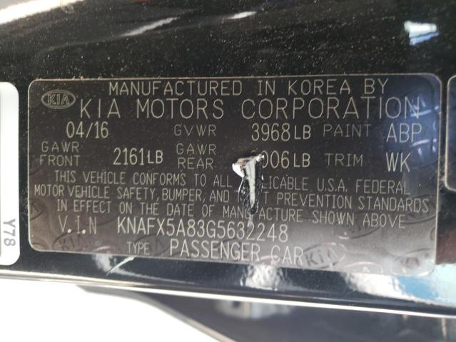 Photo 11 VIN: KNAFX5A83G5632248 - KIA FORTE EX 