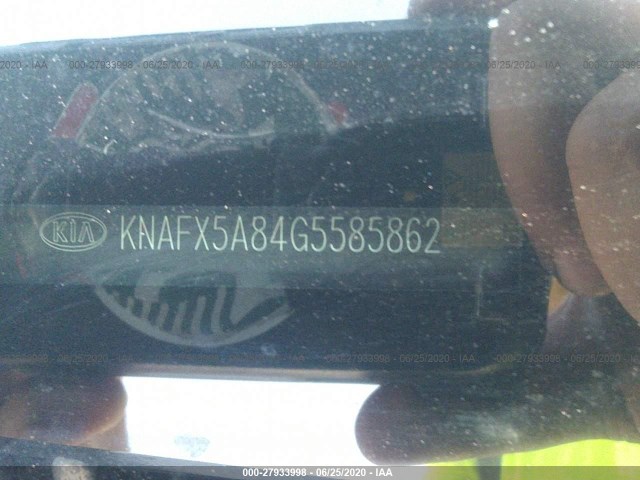 Photo 8 VIN: KNAFX5A84G5585862 - KIA FORTE 5-DOOR 