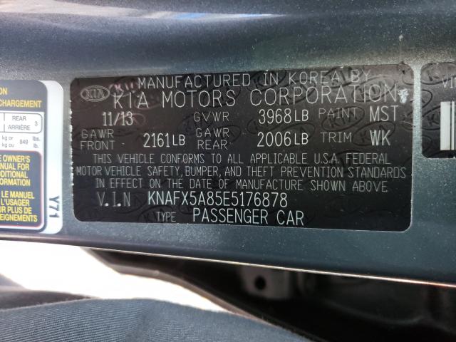 Photo 9 VIN: KNAFX5A85E5176878 - KIA FORTE EX 