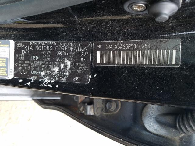 Photo 9 VIN: KNAFX5A85F5346254 - KIA FORTE EX 