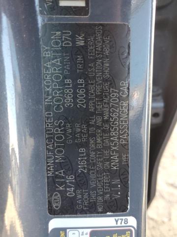 Photo 11 VIN: KNAFX5A85G5627097 - KIA FORTE EX 