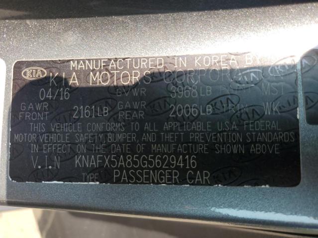 Photo 11 VIN: KNAFX5A85G5629416 - KIA FORTE 